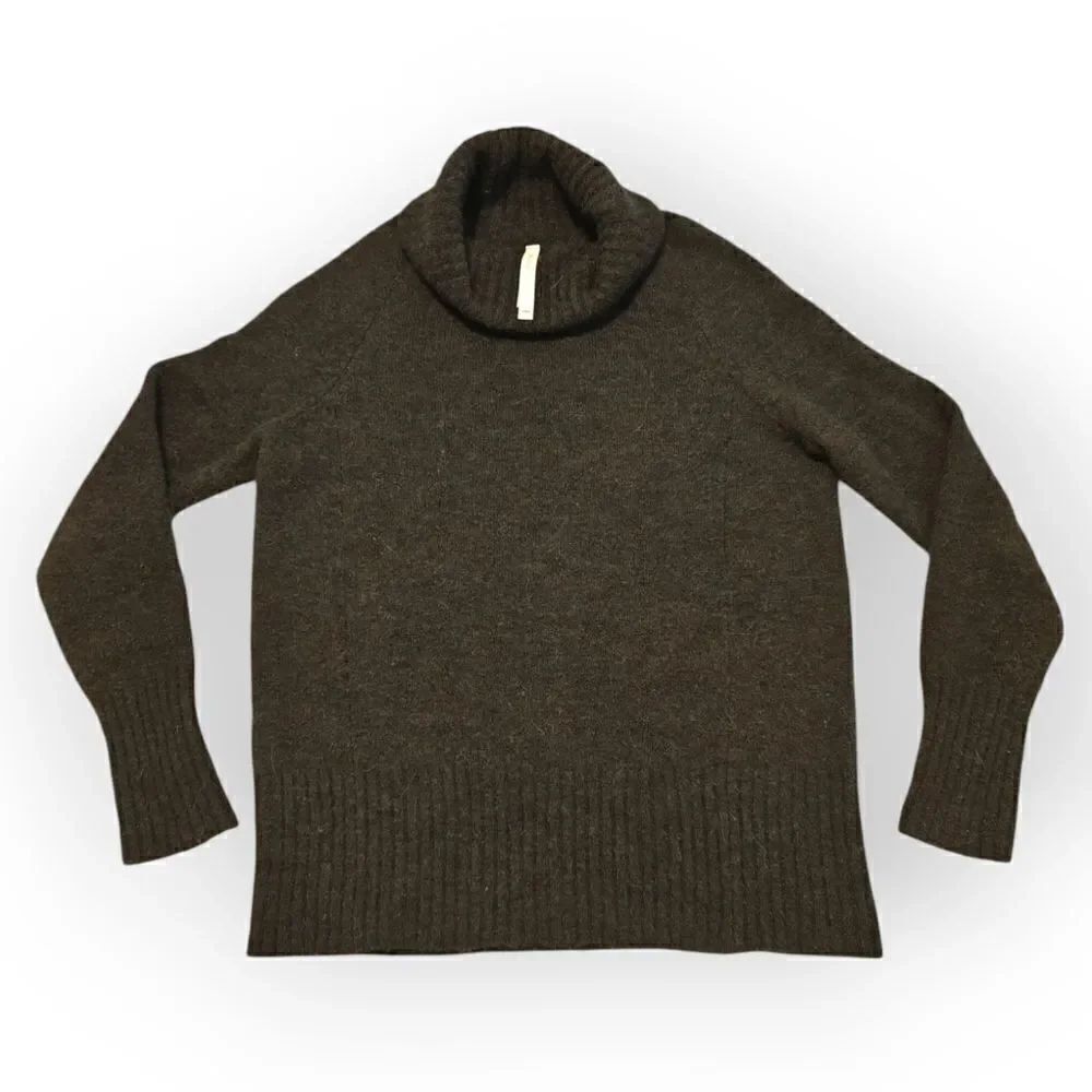 The Group BABATON DARK GREEN TURTLE NECK SWEATER SIZE XXS